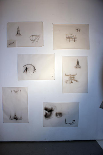 documentation of drawings of Monuments and Airplanes